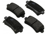 Kit de plaquettes de frein, frein à disque 37729 ABS