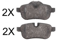 Kit de plaquettes de frein, frein à disque 37730 ABS