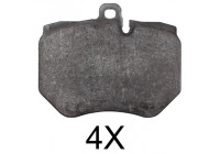 Kit de plaquettes de frein, frein à disque 37740 ABS