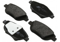 Kit de plaquettes de frein, frein à disque 37751 ABS