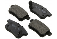 Kit de plaquettes de frein, frein à disque 37756 ABS