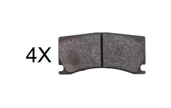 Kit de plaquettes de frein, frein à disque 37765 ABS