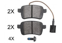Kit de plaquettes de frein, frein à disque 37775 ABS