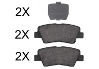Kit de plaquettes de frein, frein à disque 37777 ABS