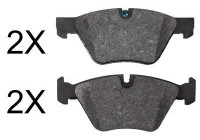 Kit de plaquettes de frein, frein à disque 37786 ABS