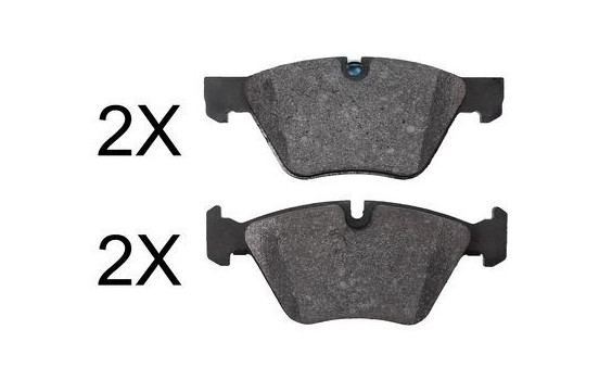 Kit de plaquettes de frein, frein à disque 37786 ABS