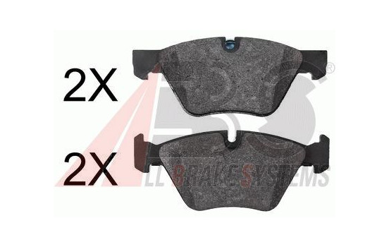 Kit de plaquettes de frein, frein à disque 37786 ABS, Image 2