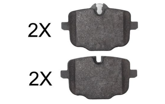 Kit de plaquettes de frein, frein à disque 37787 ABS
