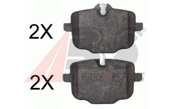 Kit de plaquettes de frein, frein à disque 37787 ABS, Image 2