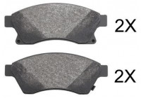 Kit de plaquettes de frein, frein à disque 37789 ABS