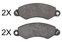 Kit de plaquettes de frein, frein à disque 37798 ABS