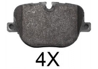 Kit de plaquettes de frein, frein à disque 37802 ABS