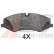 Kit de plaquettes de frein, frein à disque 37803 ABS, Vignette 2