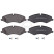 Kit de plaquettes de frein, frein à disque 37803 ABS, Vignette 3