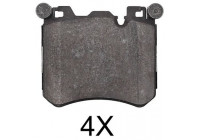 Kit de plaquettes de frein, frein à disque 37804 ABS