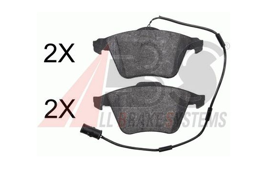 Kit de plaquettes de frein, frein à disque 37805 ABS, Image 2