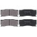 Kit de plaquettes de frein, frein à disque 37806 ABS, Vignette 3