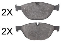 Kit de plaquettes de frein, frein à disque 37807 ABS