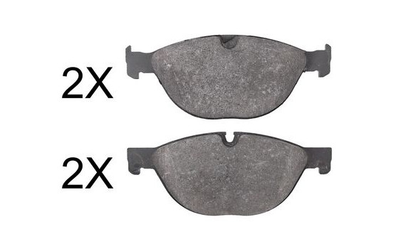 Kit de plaquettes de frein, frein à disque 37807 ABS