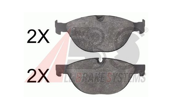 Kit de plaquettes de frein, frein à disque 37807 ABS, Image 2