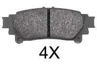 Kit de plaquettes de frein, frein à disque 37815 ABS
