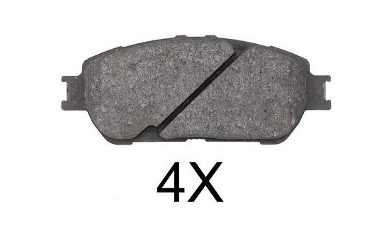 Kit de plaquettes de frein, frein à disque 37822 ABS
