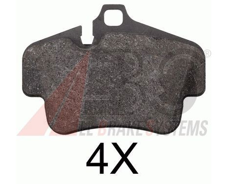 Kit de plaquettes de frein, frein à disque 37823 ABS, Image 2