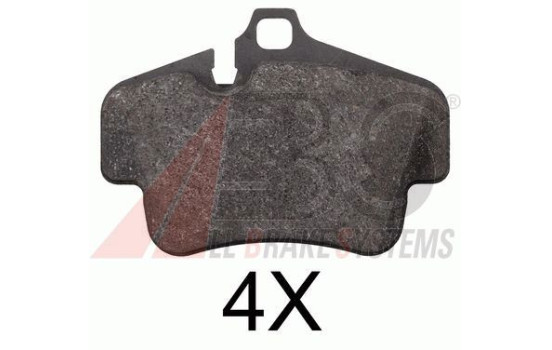 Kit de plaquettes de frein, frein à disque 37823 ABS, Image 2