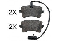 Kit de plaquettes de frein, frein à disque 37830 ABS