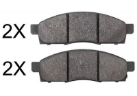 Kit de plaquettes de frein, frein à disque 37832 ABS