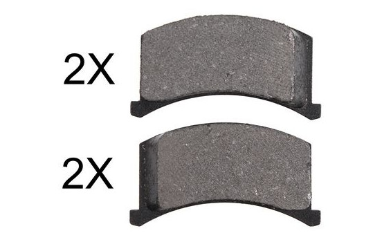 Kit de plaquettes de frein, frein à disque 37833 ABS