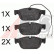 Kit de plaquettes de frein, frein à disque 37845 ABS, Vignette 2