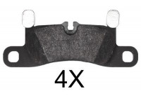 Kit de plaquettes de frein, frein à disque 37850 ABS