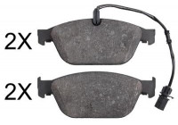 Kit de plaquettes de frein, frein à disque 37855 ABS