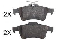 Kit de plaquettes de frein, frein à disque 37869 ABS