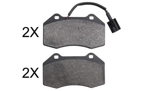 Kit de plaquettes de frein, frein à disque 37877 ABS