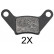Kit de plaquettes de frein, frein à disque 37879 ABS