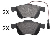 Kit de plaquettes de frein, frein à disque 37882 ABS