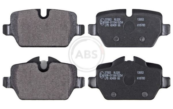 Kit de plaquettes de frein, frein à disque 37883 ABS, Image 3