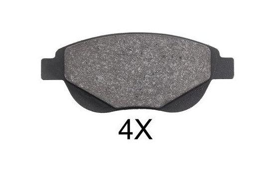 Kit de plaquettes de frein, frein à disque 37885 ABS