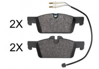 Kit de plaquettes de frein, frein à disque 37888 ABS