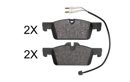 Kit de plaquettes de frein, frein à disque 37888 ABS