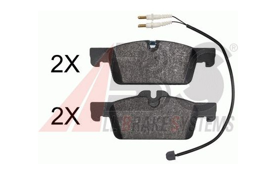 Kit de plaquettes de frein, frein à disque 37888 ABS, Image 2
