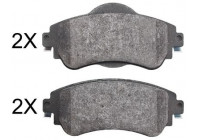 Kit de plaquettes de frein, frein à disque 37890 ABS