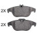 Kit de plaquettes de frein, frein à disque 37892 ABS