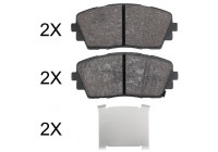 Kit de plaquettes de frein, frein à disque 37910 ABS