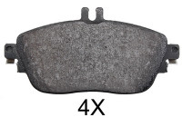Kit de plaquettes de frein, frein à disque 37911 ABS