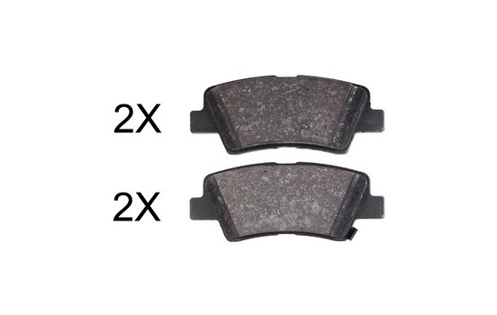 Kit de plaquettes de frein, frein à disque 37914 ABS