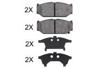 Kit de plaquettes de frein, frein à disque 37919 ABS