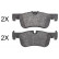 Kit de plaquettes de frein, frein à disque 37922 ABS